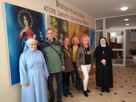 Odwiedziny Sanktuarium Matki Bożej Brzemiennej i Domu Samotnej Matki w Matemblewie